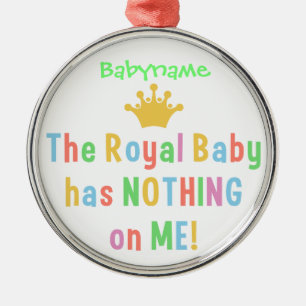 En Métal Ornement Royal Baby