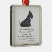 En Métal Ornement Scottie Keepsaké (Droite)