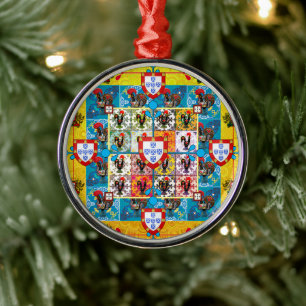 En Métal Portugais dessine ornement céramique