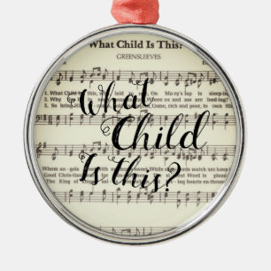 En Métal Quel enfant est cet ornement