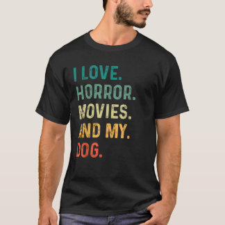 En mijn hond retro grappig cadeau T-shirt
