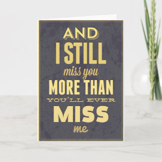 En Misser You van I nog meer dan u Misser Misser Kaart