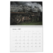  en moderne treinkalender kalender (Jan 2027)