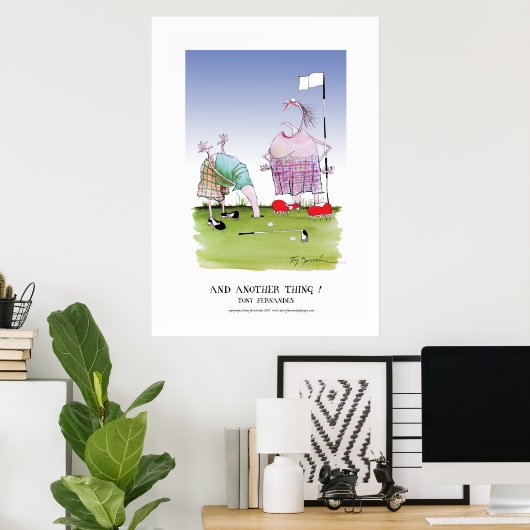 En nog iets anders, tony fernandes poster! poster (Thuiskantoor)