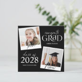 En nu | 2 Aankondiging foto-Afstuderen (Staand voorkant)