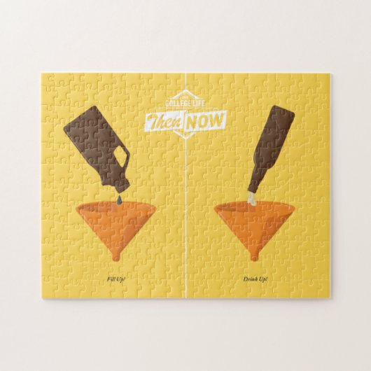 En nu: Beer Pong Legpuzzel (Horizontaal)