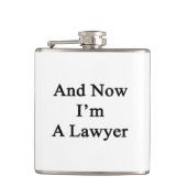 En nu ben ik advocaat heupfles (Voorkant)