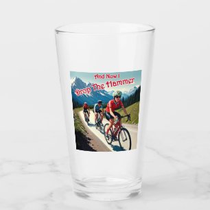 En nu laat ik de hamer vrouw fietsen vallen glas