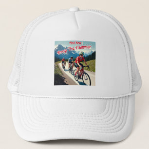En nu laat ik de hamer vrouw fietsen vallen trucker pet