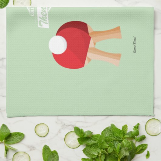 En nu: Ping Pong Theedoek (Gevouwen)