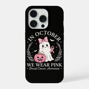 En Octobre Nous Portons Le Fantôme Rose Halloween