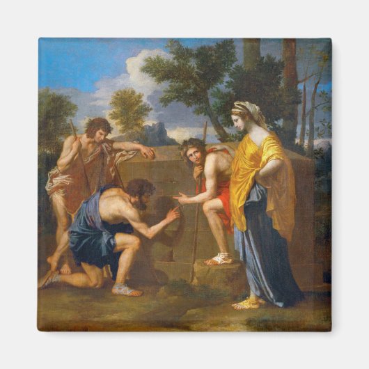 En ook ik in Arcadië, Poussin Magneet (Voorkant)