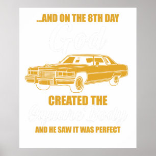 en op de 8e dag schiep god het vierkante lichaam e poster