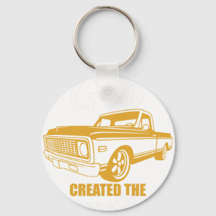 en op de 8e dag schiep god het vierkante lichaam e sleutelhanger