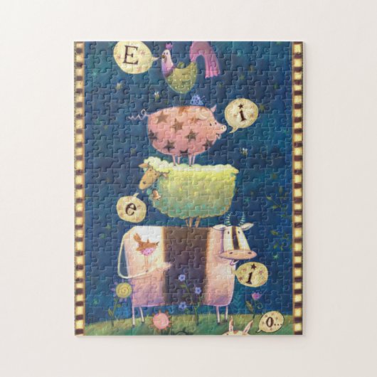 En op dit Boerderij Legpuzzel (Verticaal)