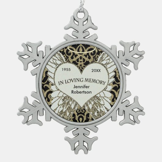 En ornement affectueux de mémoire (Devant)