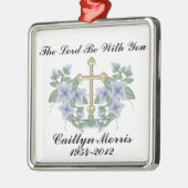 En ornement affectueux de Noël de souvenir de (Gauche)