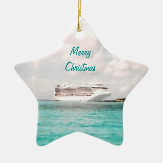En ornement de Noël de port (Devant)