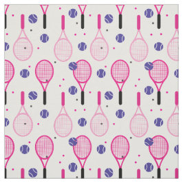 💟 en paarse 💜 tennisrackets 🎾 stof