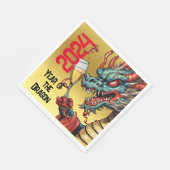 En Papier Année de la serviette Dragon Nouvel An chinois (Coin)