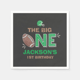 En Papier Anniversaire du football de serviette de partie du