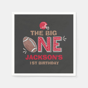 En Papier Anniversaire du football de serviette de partie du