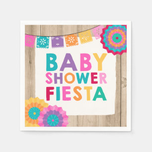 En Papier Baby shower de Mexicain de serviette de baby