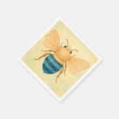 En Papier Bande bleue serviette (Coin)