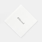 En Papier #bienheureuse serviette de dîner (Coin)