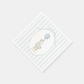 En Papier Blue One Silly Goose Anniversaire partie serviette (Coin)