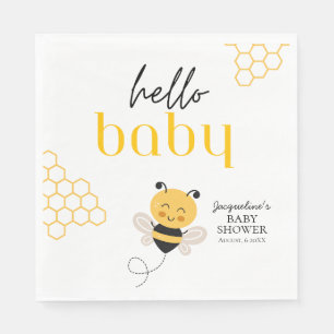 En Papier Bonjour Bébé Abeille : Mouchoirs de Serviette pour