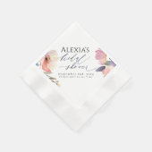 En Papier Bright Peony Douche Conception de serviette (Coin)