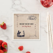 En Papier Ce n'est pas ma première serviette de rodéo (En situation)