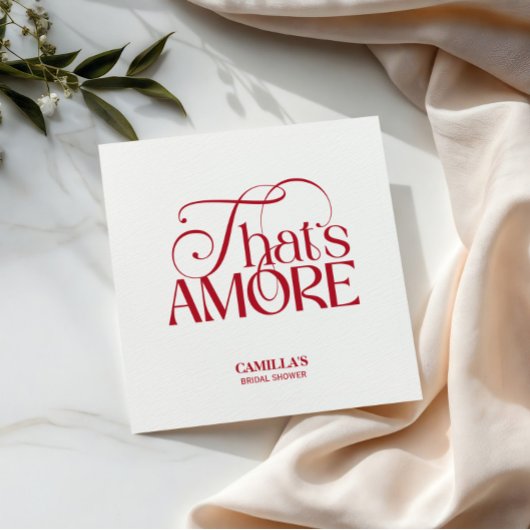 En Papier C'est l'Amore typographie serviette de douche nupt