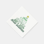En Papier Christ dans la serviette de Noël (Coin)