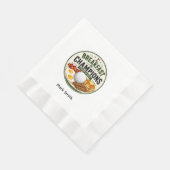 En Papier Citation drôle d'obsession de golf pour serviette  (Coin)