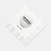 En Papier Citation drôle d'obsession de golf pour serviette  (Coin)