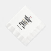 En Papier Citation drôle d'obsession de golf pour serviette (Coin)