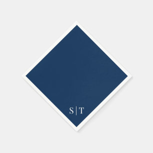 En Papier Coin de couleur personnalisée Serviette de mariage