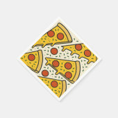En Papier Conception de serviette carrée pour pizza de style (Coin)