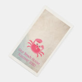 En Papier Crabby Crab Design Serviette d'hôte (Coin)