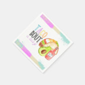 En Papier Cute taco Fiesta babyshower soirée serviette (Coin)