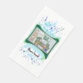 En Papier Dîner chez les Flytraps | Serviette d'invité d'ann (Coin)