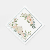 En Papier Élégante serviette Citrouille (Coin)