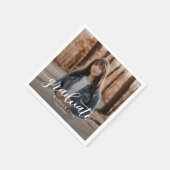 En Papier Exquise Goût Editable Couleur Graduation serviette (Coin)