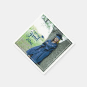 En Papier Félicitations Grad photo Grad Graduation serviette (Coin)