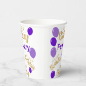 En Papier Février gobelets d'anniversaire heureux (Droite)