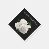 En Papier Floral Conception de votre propre serviette (Coin)