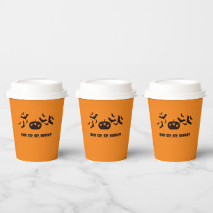 En Papier Gobelets de fête d'Halloween personnalisés Classiq