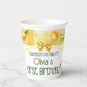 En Papier Gobelets de fête Squeeze the day (Gauche)